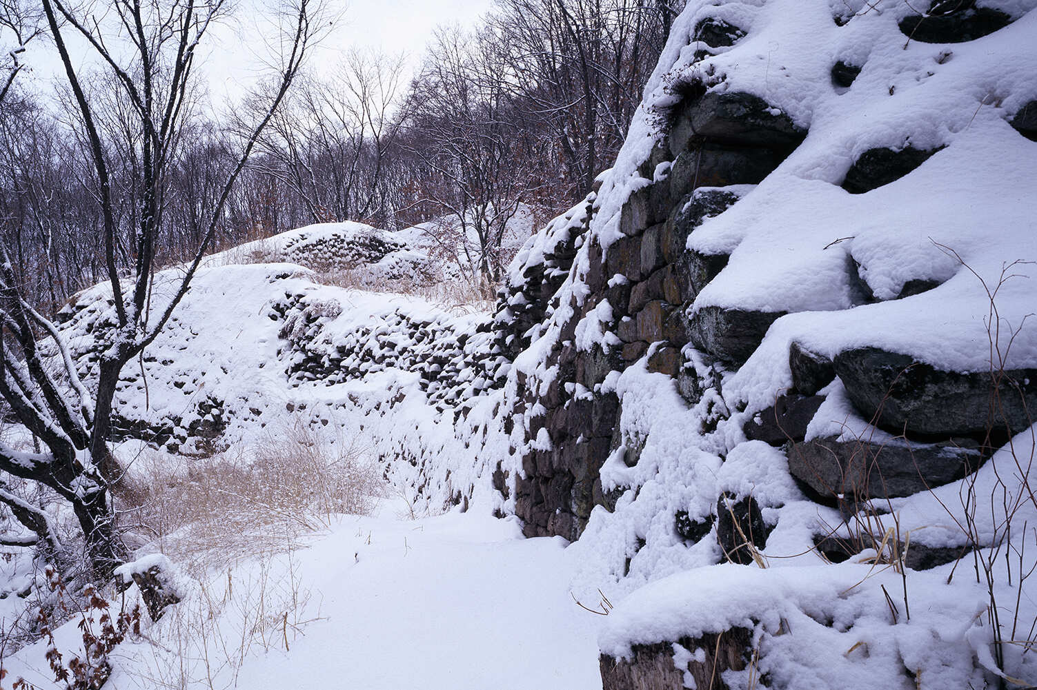 겨울의 우노산